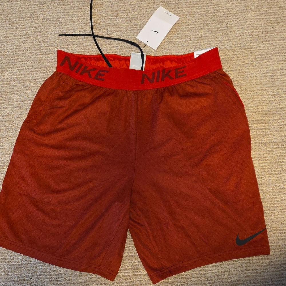 Nike Men's Bold Red Athletic Shorts